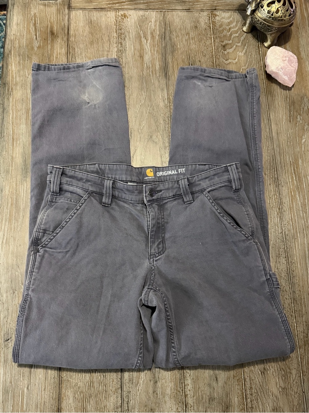 Carhartt Women’s Original Fit Gray Work Jeans